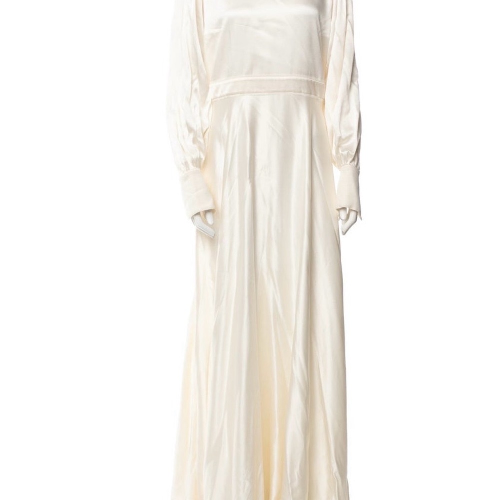 Roksanda Adyn Long Sleeve Silk Gown